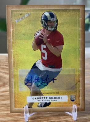 Garrett Gilbert 2014 Topps Turkey Red RC Auto #88 St. Louis Rams - Image 1 of 2