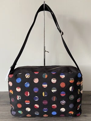PAUL SMITH RADTRIKOTS PUNKTDRUCK FOLIO MESSENGER-TASCHE EINZELHANDEL £295 NEU MIT ETIKETT - Bild 1 von 4