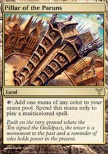MTG-1x-Moderate Play, English-Pillar of the Paruns-Dissension