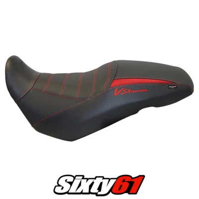 Funda Asiento Suzuki VStrom 650 2017-2021 2022 2023 2024 Tappezzeria Comfort Rojo Foto 1 de 4