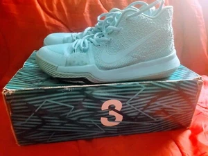 Nike Kyrie 3 Tiffany Aqua Basketball Sneakers Mens Size 6Y - Picture 1 of 3