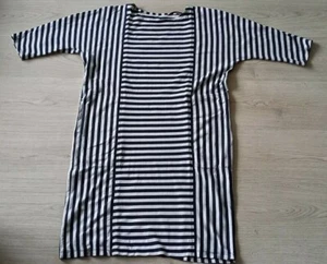 Abito GUDRUN SJODEN a righe in cotone biologico taglia M con tasche - Foto 1 di 4