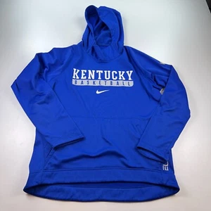 Nike Elite Kentucky Wildcats Hooded Sweatshirt Adult Medium Blue Hoodie NCAA - Picture 1 of 7
