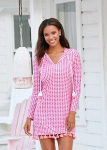 CABANA LIFE Coral Gables Hooded Cover Up Dress Size XS UPF 50 - Picture 1 of 3