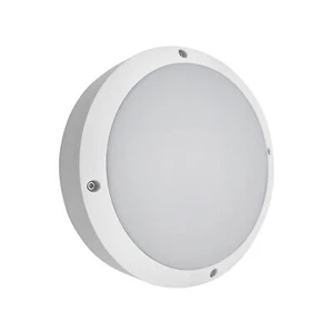 Moderne 12W Runde LED Schlichtes Gehäuse Wandbeleuchtung Innen Außen Garage Garten - Bild 1 von 9