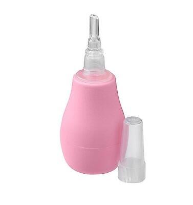 Pink Baby Nose Cleaner Vacuum Mucus Suction Nasal Aspirator Soft Tip • 6.99£