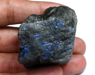 412.10 Ct 100% Natural Fire Labradorite Madagascar Earth-Mined Specimen Rough - Image 1 of 4