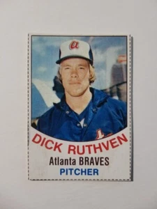DICK RUTHVEN 1977 HOSTESS BASEBALL CARD #74 ATLANTA BRAVES - Picture 1 of 2