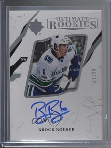 2017-18 Ultimate Collection Rookies /99 Brock Boeser #93 Rookie Auto RC