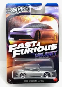 41076 HOT WHEELS / FAST AND FURIOUS VILLAINS 2025 / 3/5 2022 DELOREAN ALPHA 5 - Picture 1 of 1