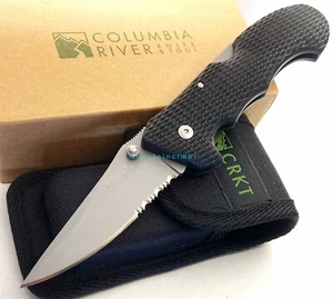 CRKT OLD VERSION DISCONTINUED Cascade Hammond Lockback Serr 8.5/5/3.5 Knife 6914 - Picture 1 of 5