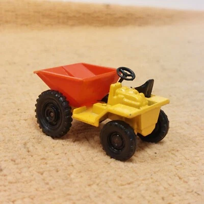 VINTAGE CORGI JUNIORS JR YELLOW BARFORD BISON DUMP TRUCK 1:64 GT BRITAIN - Image 1 of 4