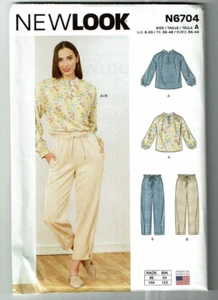 New Look #N6704 Top and Capri Pants Pattern Size: 8-20 UC - Picture 1 of 2