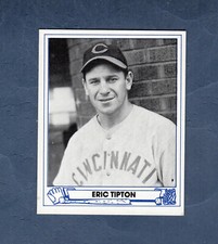 1944 Play Ball: #29 ERIC TIPTON, Cincinnati Reds| 1983 TCMA | commemorative card