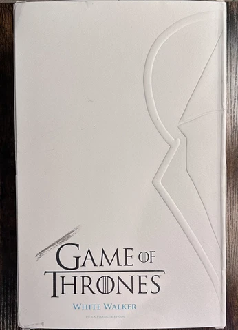 Threezero Game of Thrones White Walker 1/6 Figure Pre-Owned Box Damage Cover