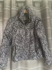 Womens Guess Black Puffer Jacket Winter coat VGC - size XL - Picture 1 of 5