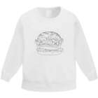 'Cheeseburger' Kid's Sweatshirt / Sweater / Jumper (Kw029672)
