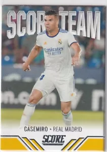 Panini Fifa Score 2021-22 Fútbol Tarjetas Score Equipo Núm 14 Casemiro - Picture 1 of 2