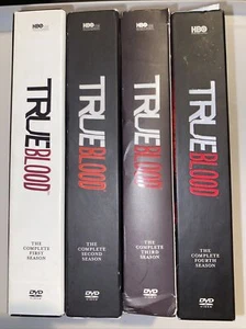True Blood Complete Seasons 1 - 4 Box Sets. Very Good - Picture 1 of 3