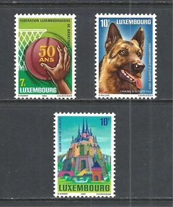 LUXEMBOURG SCOTT 697 - 699 MH SET - 1983 ISSUE - TOURISM - Picture 1 of 2