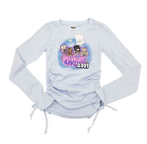 Bratz Womens Juniors Size XS Bratz 2001 Long Sleeve Graphic T-Shirt Light Blue - Picture 1 of 11
