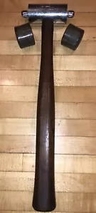 VTG Snap-On Tools BH92A RUBBER Tipped Non-Marring Hammer Mallet Wood Handle - Picture 1 of 12