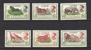 Ethiopie 1961 faune sauvage 6 timbres neufs MH /TE3652 - Picture 1 of 1