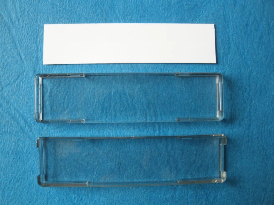 Klingeltasterabdeckung mit Einlage 57,2 x 14,4 mm - Bild 1 von 1