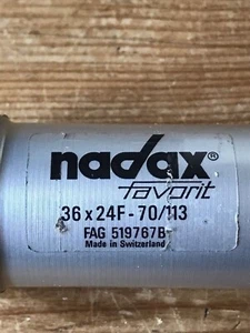 NOS NEW Nadax Bottom Bracket Favorit ITA 70mm 36x24F 113mm FAG 519767B RETRO VTG - Picture 1 of 5