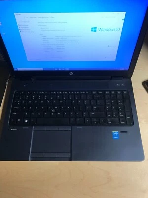 15.6" HP ZBook 15 Laptop i7-4710MQ @2.40GHz,8GB RAM, 1TB HDD, Win 10 - Image 1 of 4
