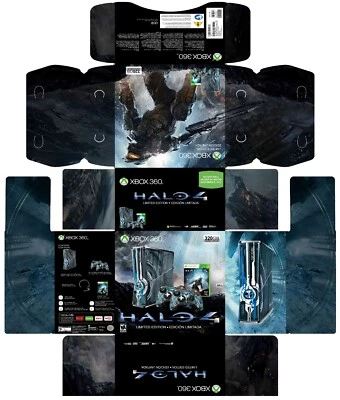 BOX Xbox 360 - HALO 4 SET - Photoshop Printable Box - Image 1 of 2