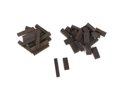 2set(4pcs) Ebony wood Violin Nut Violin Saddle 4/4 3/4 Size Violin Accessories - Image 1 of 4