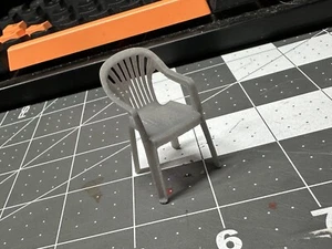 1/25 1/24 Scale Plastic Lawn Chairs - Picture 1 of 1