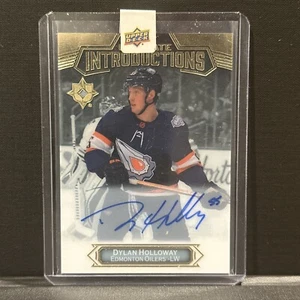 2022-23 COLLECTION ULTIMATE Introductions Dylan Holloway Rookie Card Auto #UI-62 - Picture 1 of 2