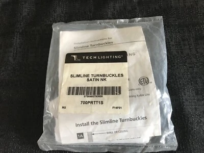 Tech Lighting 700PRTT1S Slimline Turnbuckles Satin Nickel - Image 1 of 4