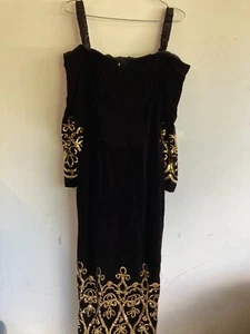 Jessica McClintock Size 4 Formal Prom Long Black - Picture 1 of 3
