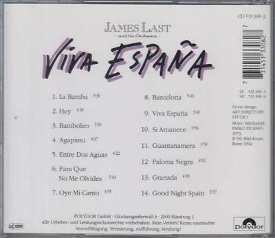 James Last - Viva Espana   (CD) - Bild 1 von 3