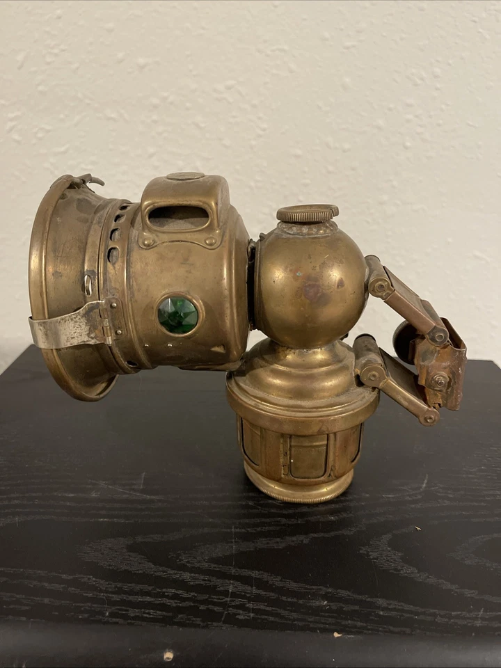 Brass Joseph Lucas King Of The Road Lion Bicycle Lamp - Image 1 of 4