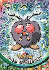 Venonat #48 - Topps Series 1 TV Animation Edition - Blue Label - Pokémon - NM - Bild 1 von 2