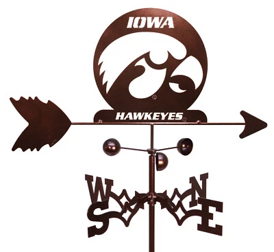 SWEN Products UNIVERSITY of IOWA UI HAWKEYES HAWKEYE Steel Weathervane - Image 1 of 2