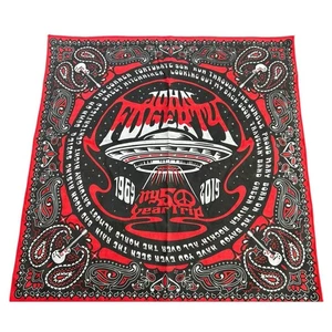John Fogerty - Tour 2019 50 Jahre Trip schwarz rot Bandana - 21 x 21" - UFO Western - Bild 1 von 4