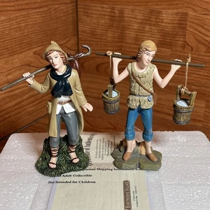 Hawthorne Village Thomas Kinkade Faithful Wayfarer, Humble Peasant Nativity - Picture 1 of 10