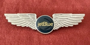 2000’s JetBlue Airways First Officer Pilot Wings 1st Issue CHAMBERS GROUP TAMPA - Picture 1 of 4