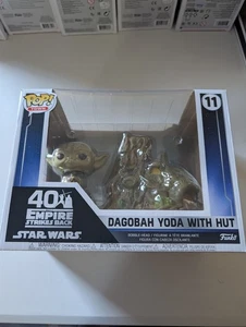 FUNKO POP TOWN #11 STAR WARS THE EMPIRE STRIKES BACK DAGOBAH YODA WITH HUT BNIP - Picture 1 of 6