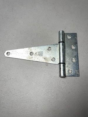 Stanley Heavy Duty Zinc T Hinge 6-Inch Gate Shed Door Hinge Galvanized Steel - Image 1 of 2