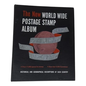 Minkus Publications 1964 New World Wide Album International 450+ Postage Stamps - Picture 1 of 20