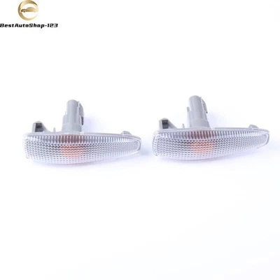 Pair Side Fender Lamp Signal Light For Mitsubishi Lancer Outlander Sport RVR ASX - Image 1 of 4