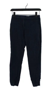 Reiss Women's Suit Trousers UK 4 Blue Wool with Viscose Skinny Dress Pants - Picture 1 of 5