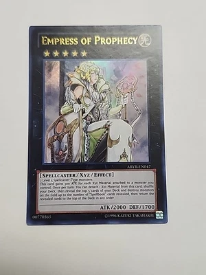 Yu-Gi-Oh! Empress of Prophecy ABYR-EN047 Ultimate Rare Unlimited NM - Image 1 of 2