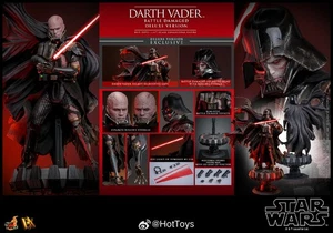 Hot Toys DX45 Star Wars Darth Vader Battle Damaged Deluxe Ver 1/6 Figure INSTOCK - Picture 1 of 7